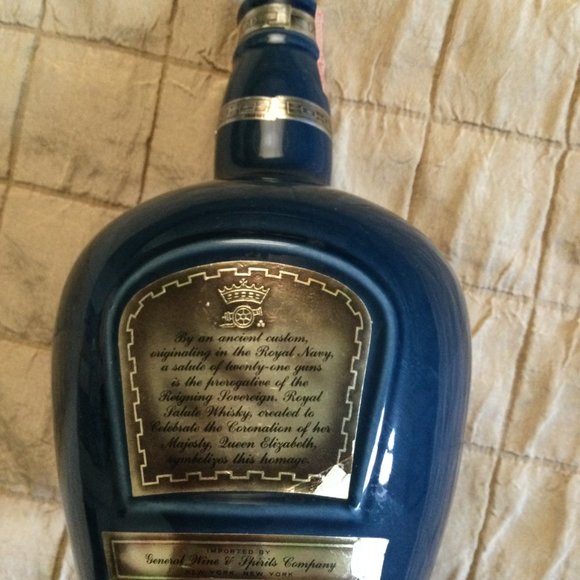 Spode England Royal salute 21 scotch whisky empty bottle 75cl Chivas Brothers - Picture 7 of 8